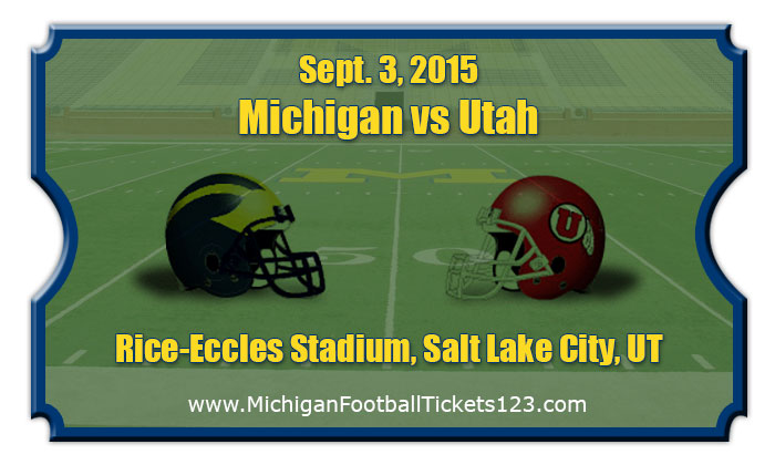 Michigan Wolverines vs Utah Utes Football Tickets  Sept. 3, 2015